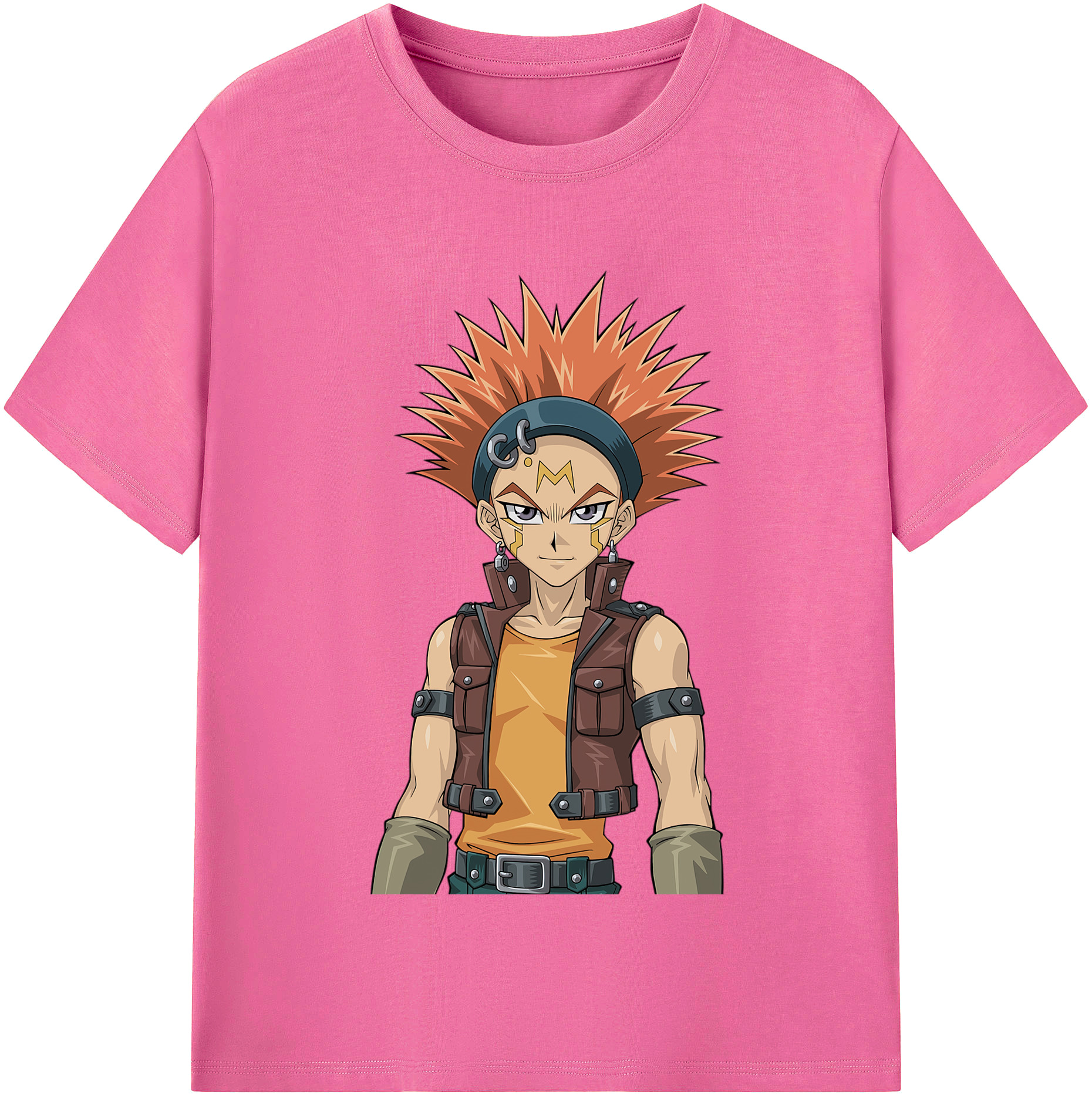 （画像用） 遊☆戯☆王 Yu-Gi-Oh! レディースカジュアルプリントTシャツ（綿100％）
